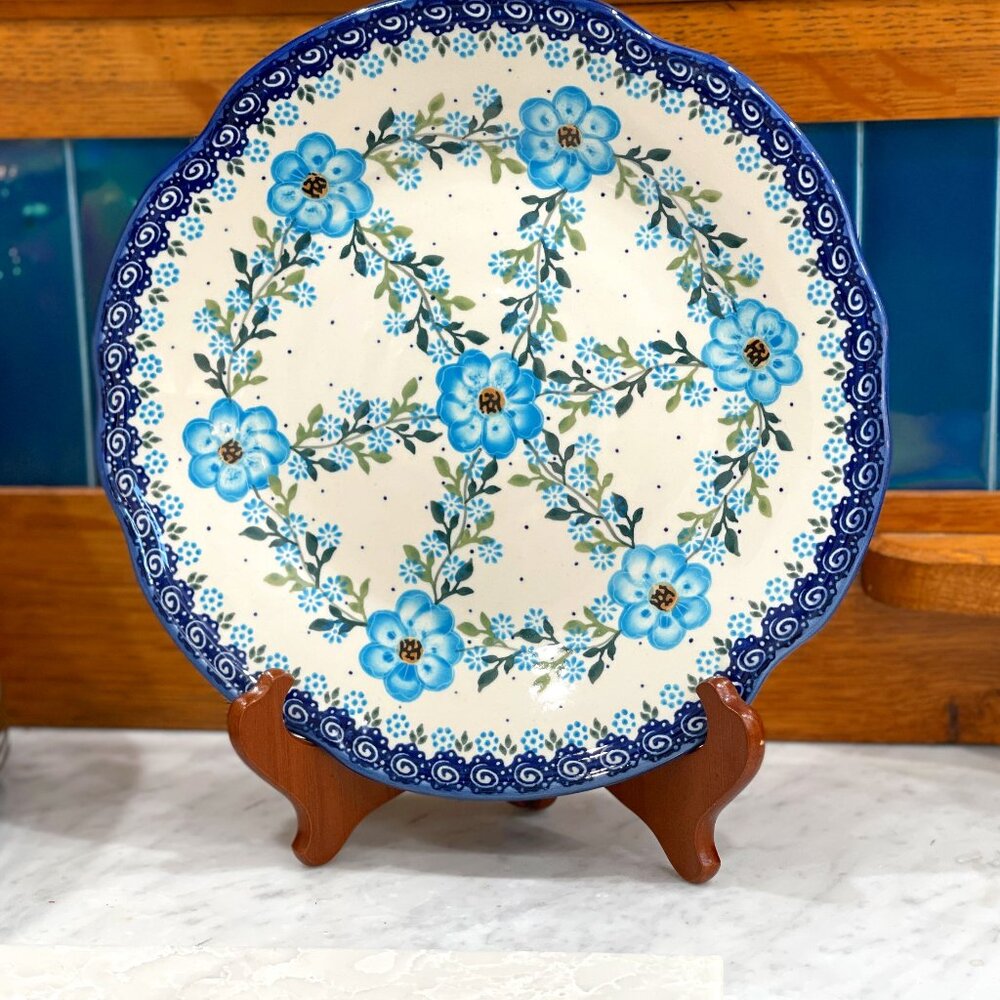 Gorgeous "Daphne" Floral Plate-Made in Poland-NEW - Picture 2 of 15